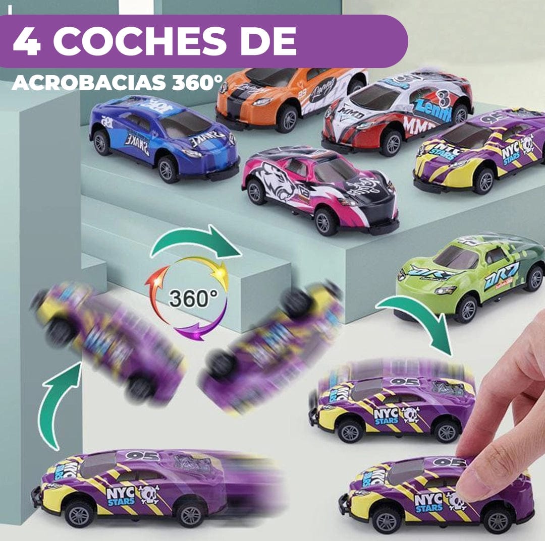 4 Coches de Acrobacias 360